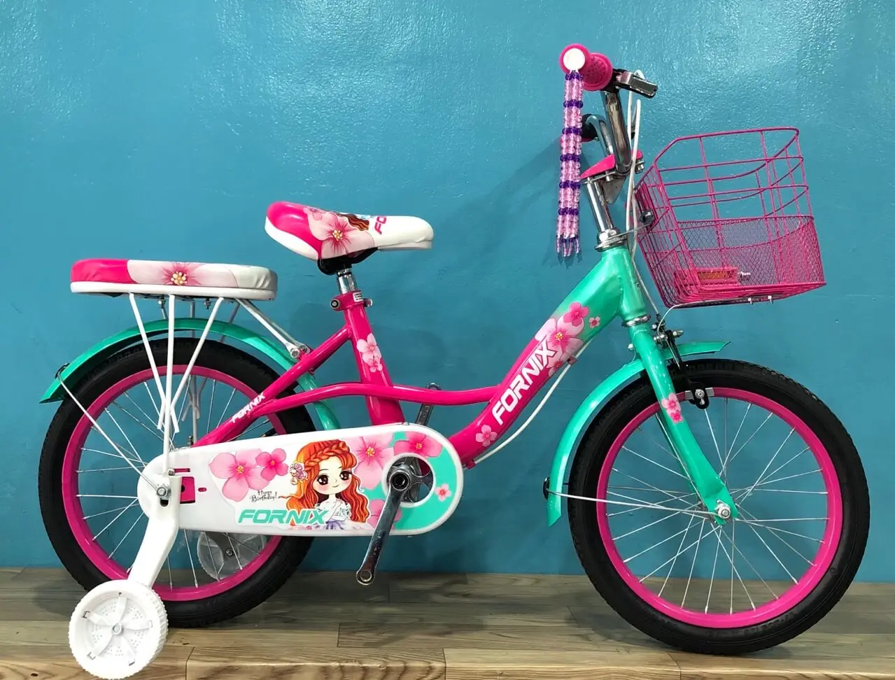 Xe Đạp Trẻ Em 16 Inch Fornix BG16 - Màu Xanh