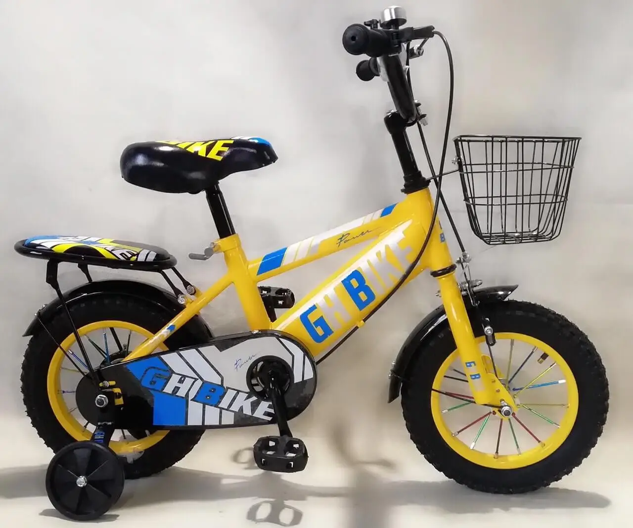 Xe Đạp Trẻ Em 12 Inch GH Bike [GIÁ RẺ]  – Màu Vàng