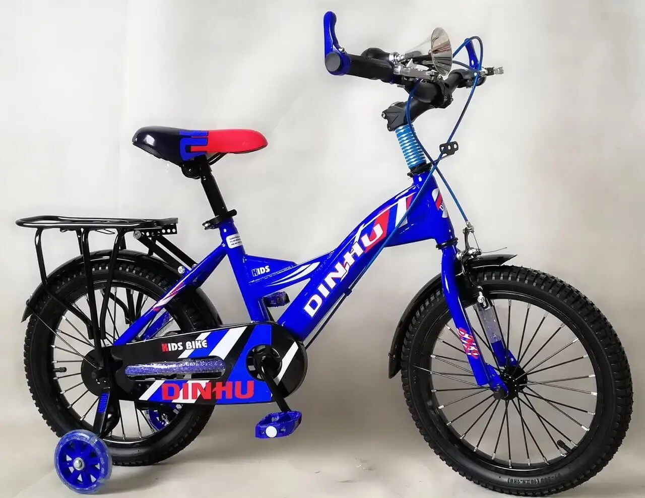 Xe Đạp 16 Inch DINHU Sừng Trâu - Xanh Dương