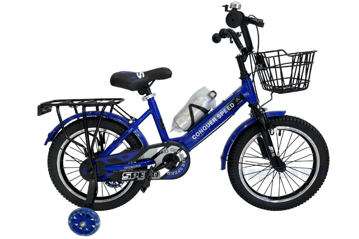 Xe Đạp Trẻ Em 16 Inch Bé Trai Conquer Speed Baga Sườn Vuông 1 Xe Đạp Trẻ Em 16 Inch Bé Trai Conquer Speed Baga Sườn Vuông