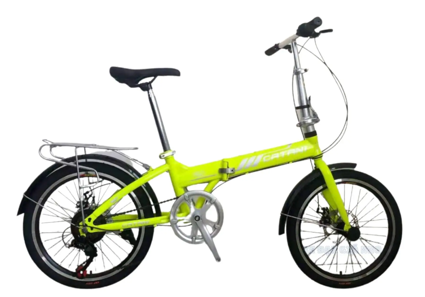 Xe Đạp Gấp 20 Inch Catani ZD20 Khung Thép Có Đề 4 Xe Đạp Gấp 20 Inch Catani ZD20 Khung Thép Có Đề