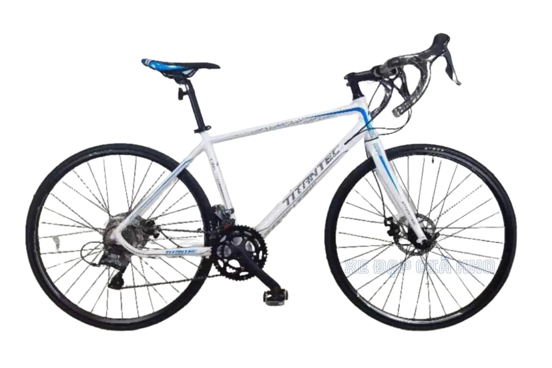 Xe Đạp Đua 700c TITANTEC 7.0 Tay Đề Lắc Khung Nhôm