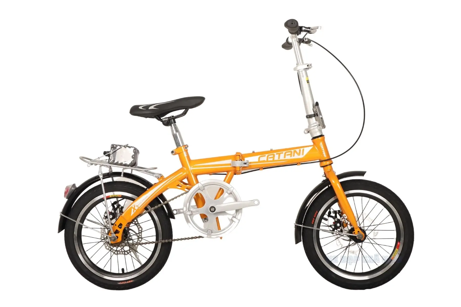 Xe Đạp Gấp 20 Inch Catani ZD20 Khung Thép Có Đề 1 Xe Đạp Gấp 20 Inch Catani ZD20 Khung Thép Có Đề