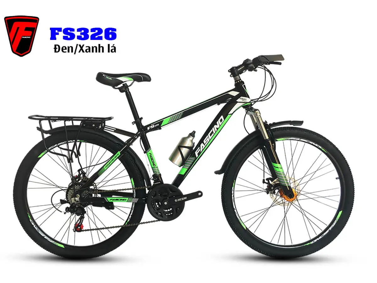 Xe Đạp Thể Thao 26 inch FASCINO FS326 - Màu Đen Cam