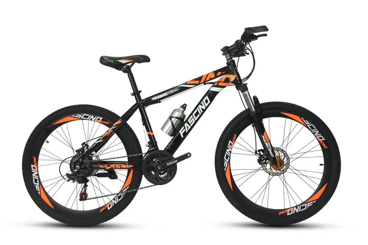 Xe Đạp Thể Thao 26 Inch FASCINO FS226XC - Đen Cam
