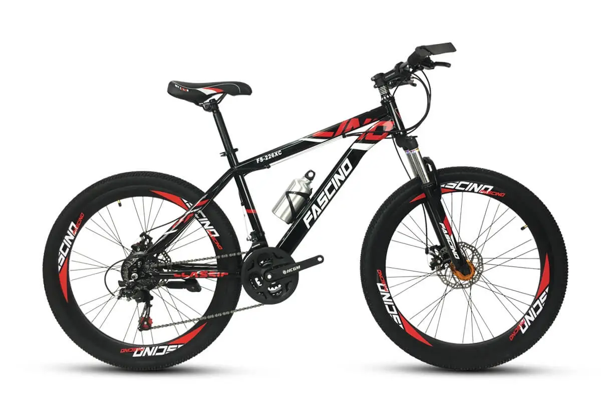 Xe Đạp Thể Thao 26 Inch FASCINO FS226XC - Đen Cam