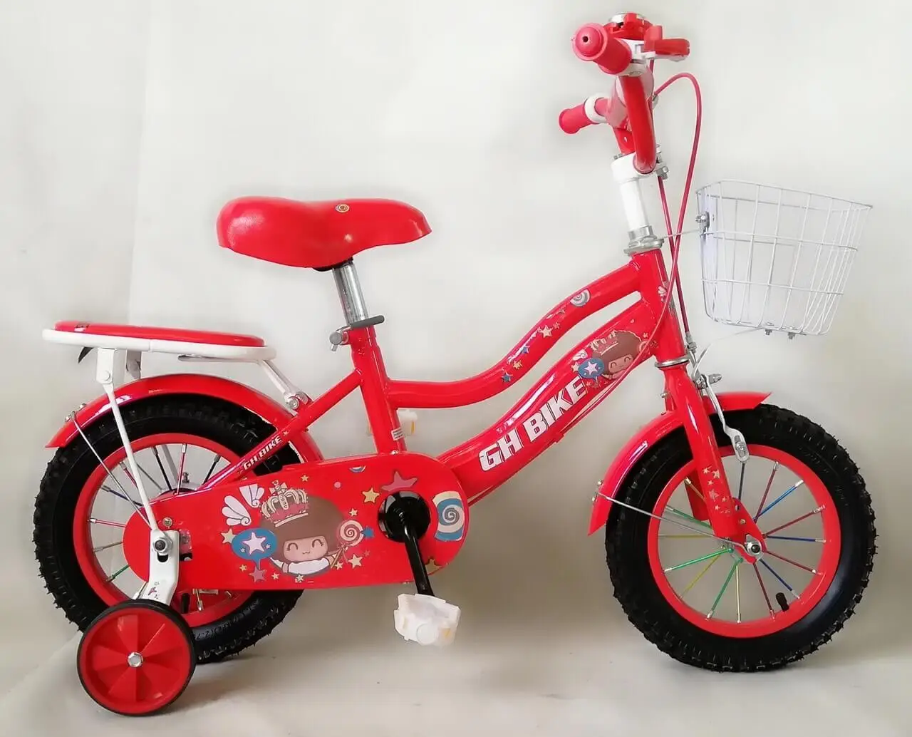 Xe Đạp Trẻ Em 12 Inch GH Bike 2 Ống [GIÁ RẺ]  – Màu Xanh Dương