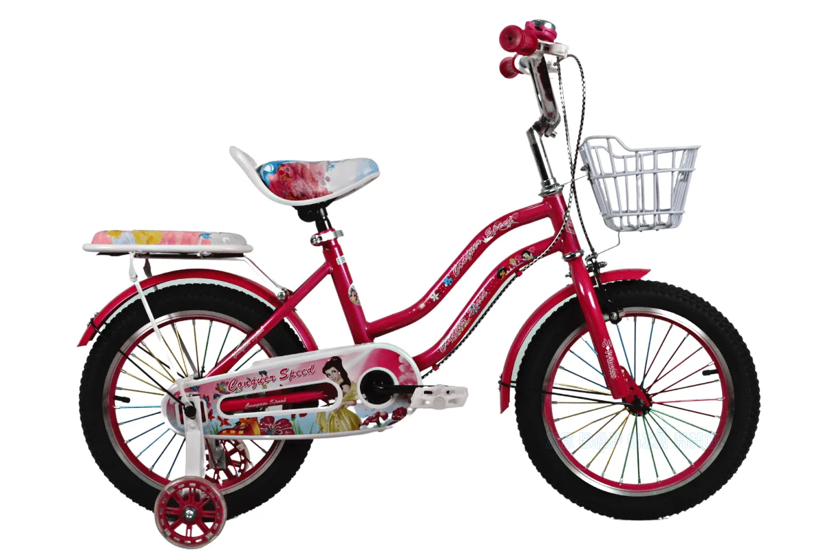 Xe Đạp 16 Inch Nữ Conquer Speed Sườn 2 ống - Hồng Đậm