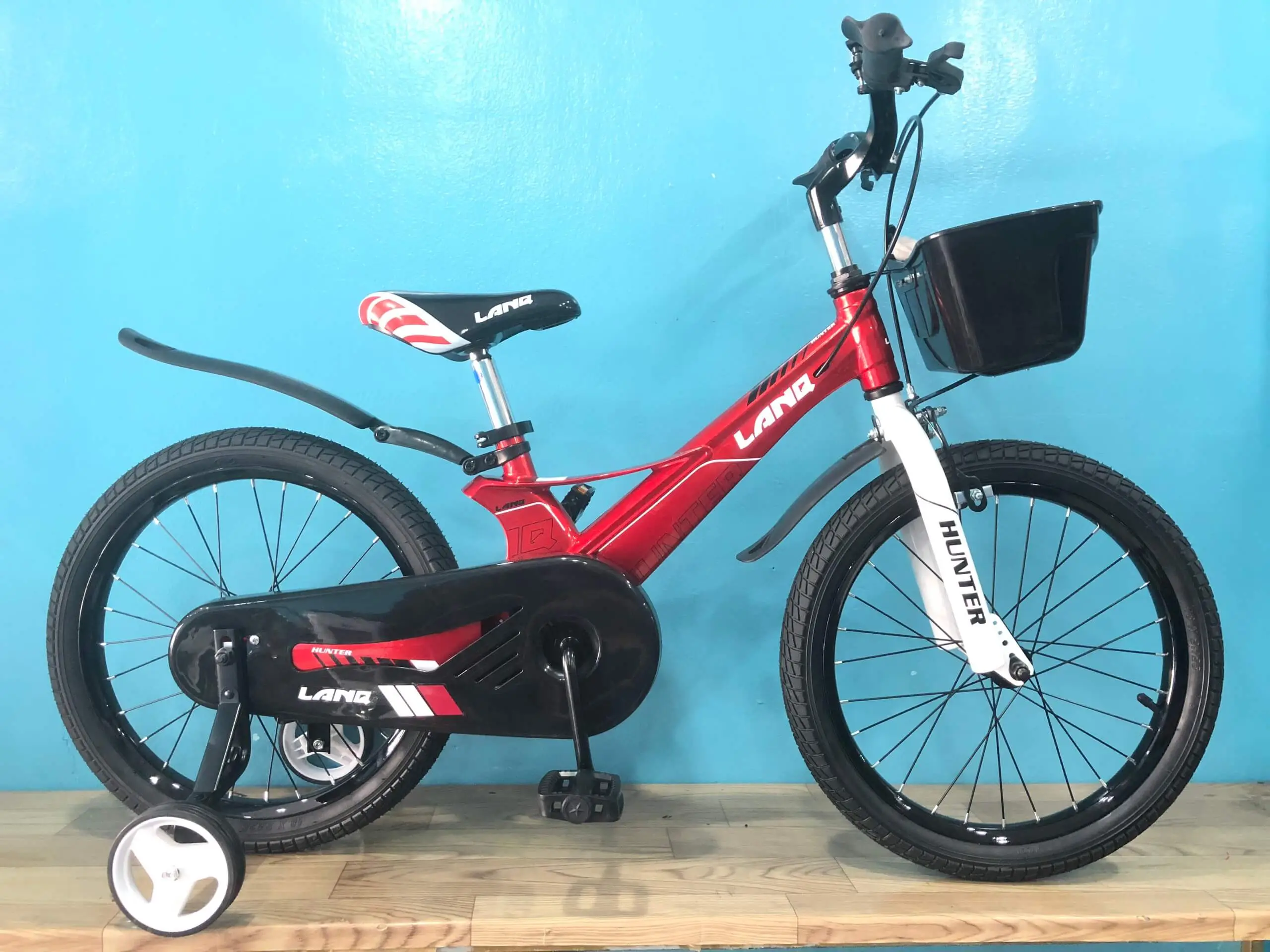 Xe Đạp Trẻ Em 16 Inch LANQ HUNTER - Hồng