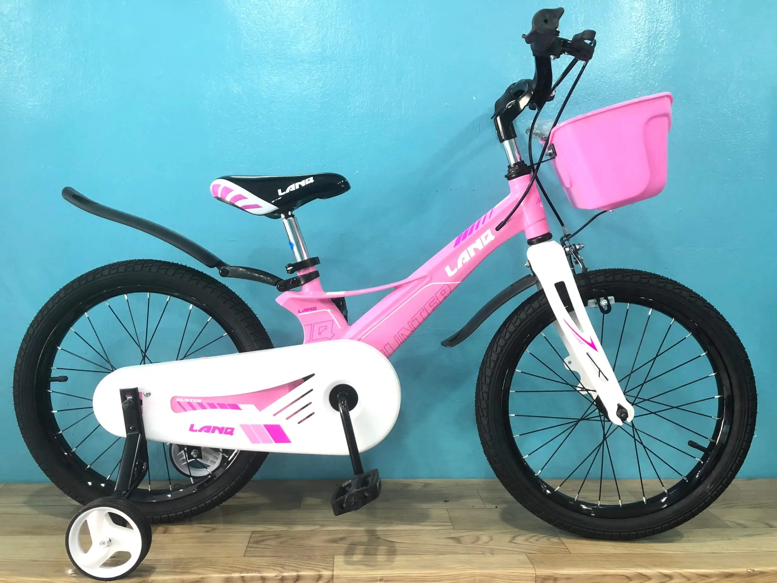 Xe Đạp Trẻ Em 16 Inch LANQ HUNTER - Hồng