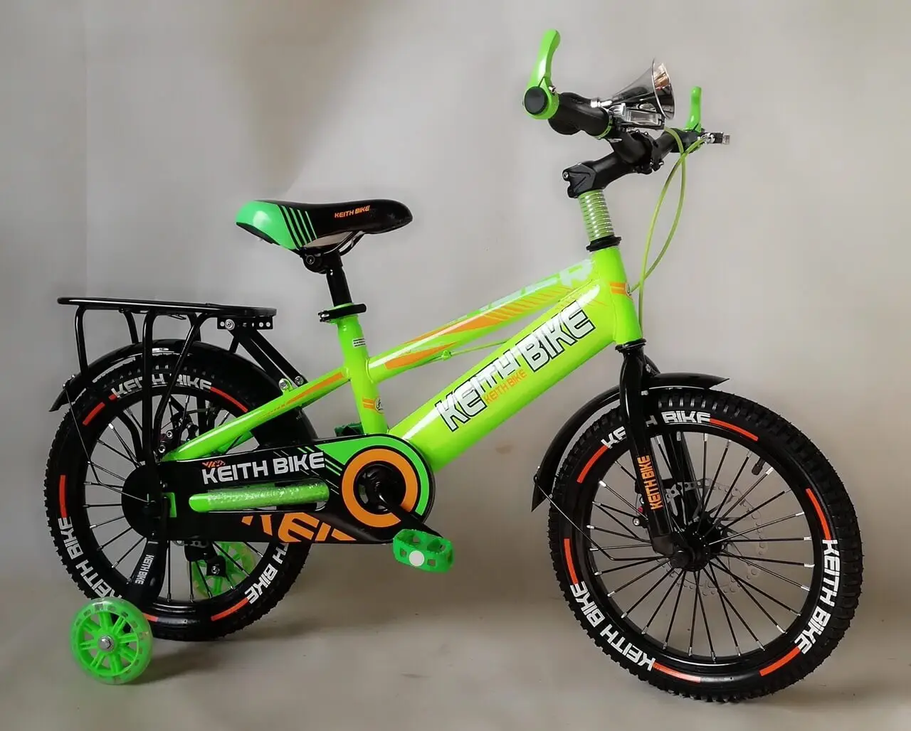 Xe Đạp Trẻ Em 16 Inch KEITH BIKE - Thắng Đĩa - Màu Đỏ