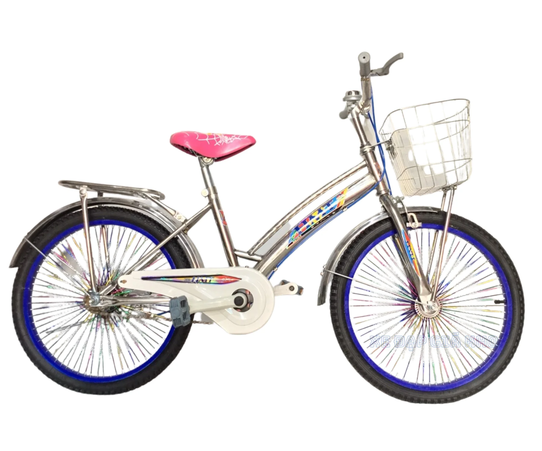 Xe Đạp Trẻ Em HMT Inox 20 Inch - Hàng Công Ty