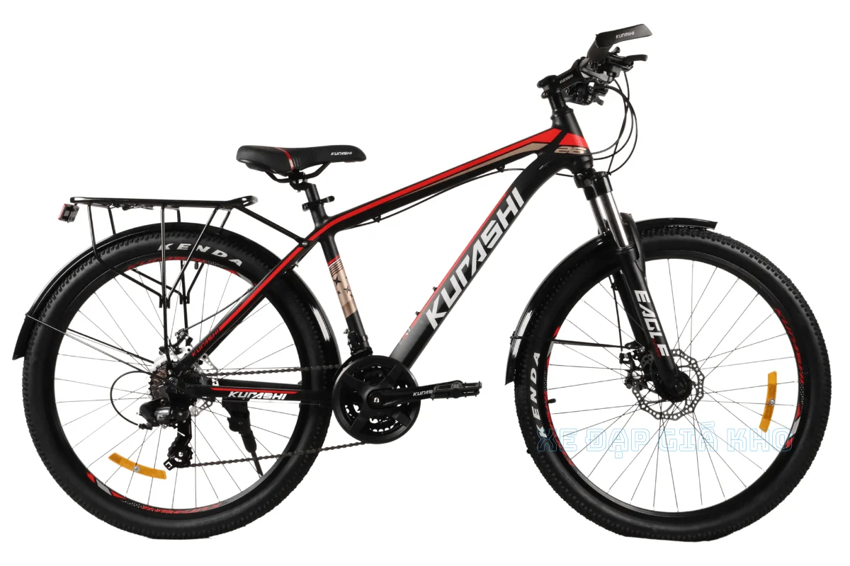 Xe Đạp Thể Thao 26 Inch KURASHI EAGLE Cao Cấp 2021 Đen Lá 1 Xe Đạp Thể Thao 26 Inch KURASHI EAGLE Cao Cấp 2021 Đen Lá