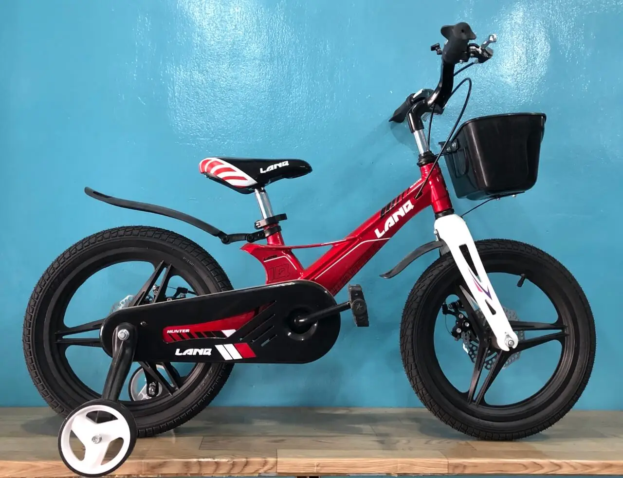 Xe Đạp Trẻ Em 16 Inch LANQ HUNTER Bánh Mâm - Màu Hồng 2 Xe Đạp Trẻ Em 16 Inch LANQ HUNTER Bánh Mâm - Màu Hồng