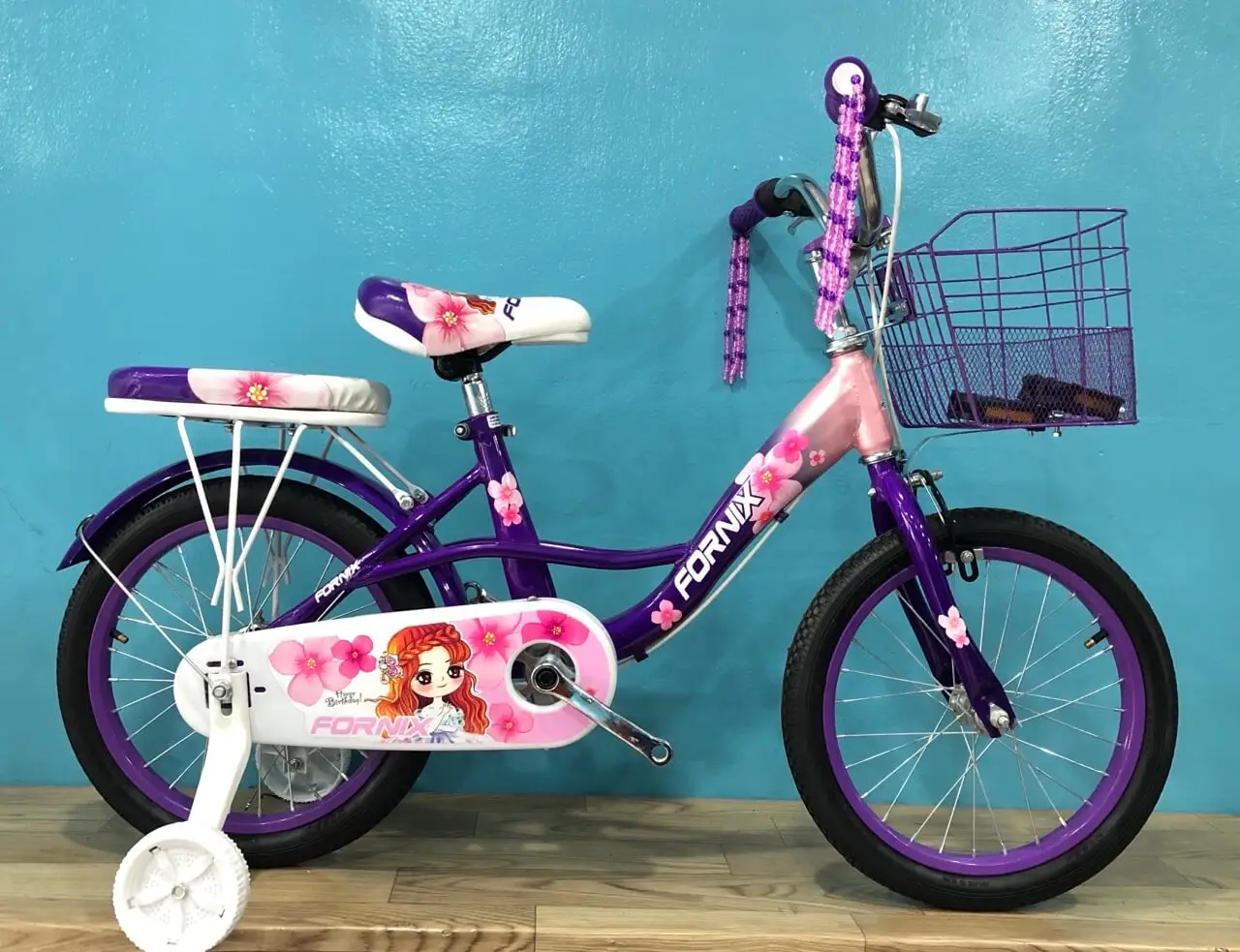 Xe Đạp Trẻ Em 16 Inch Fornix BG16 - Màu Xanh