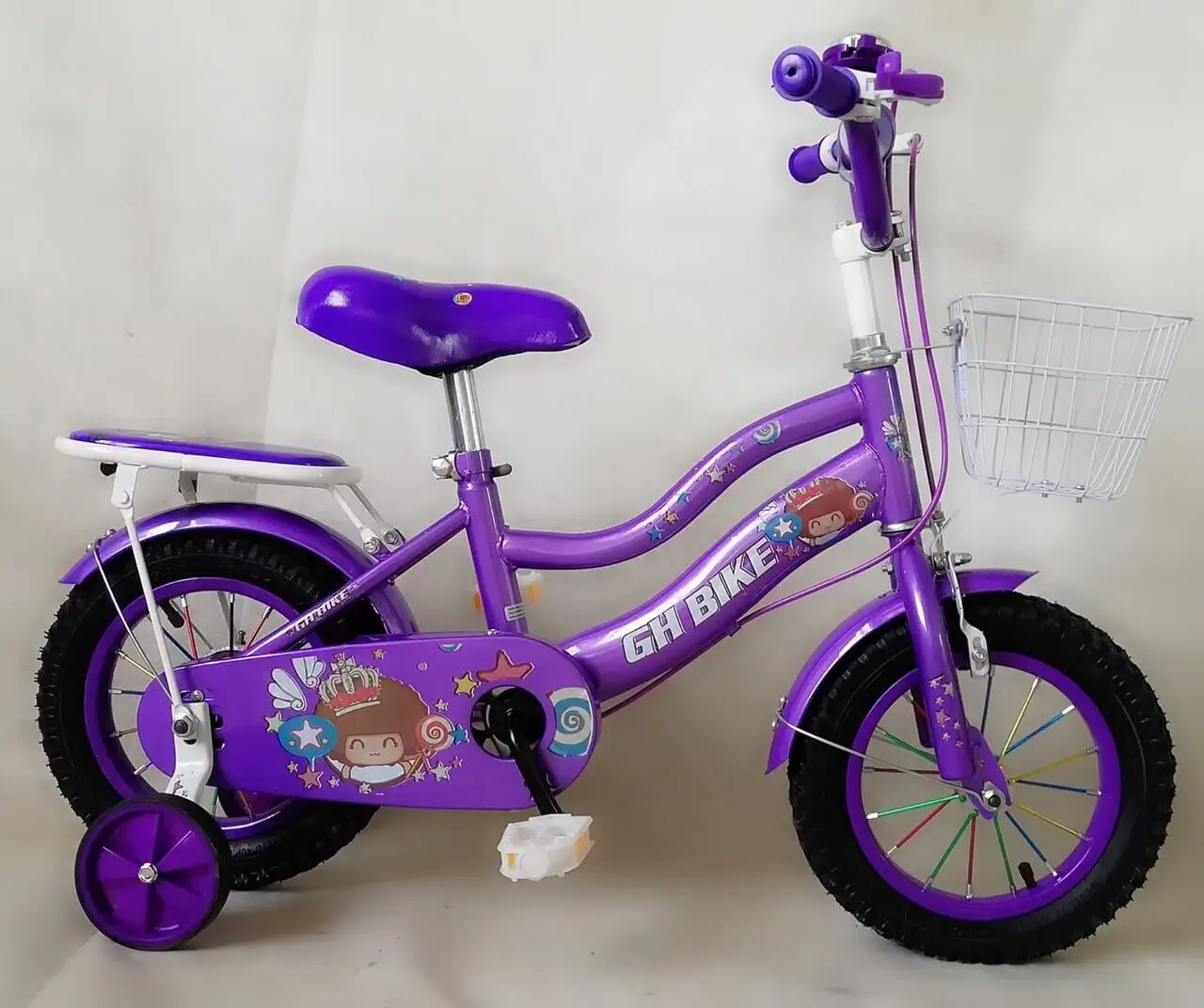 Xe Đạp Trẻ Em 12 Inch GH Bike 2 Ống [GIÁ RẺ]  – Màu Xanh Dương
