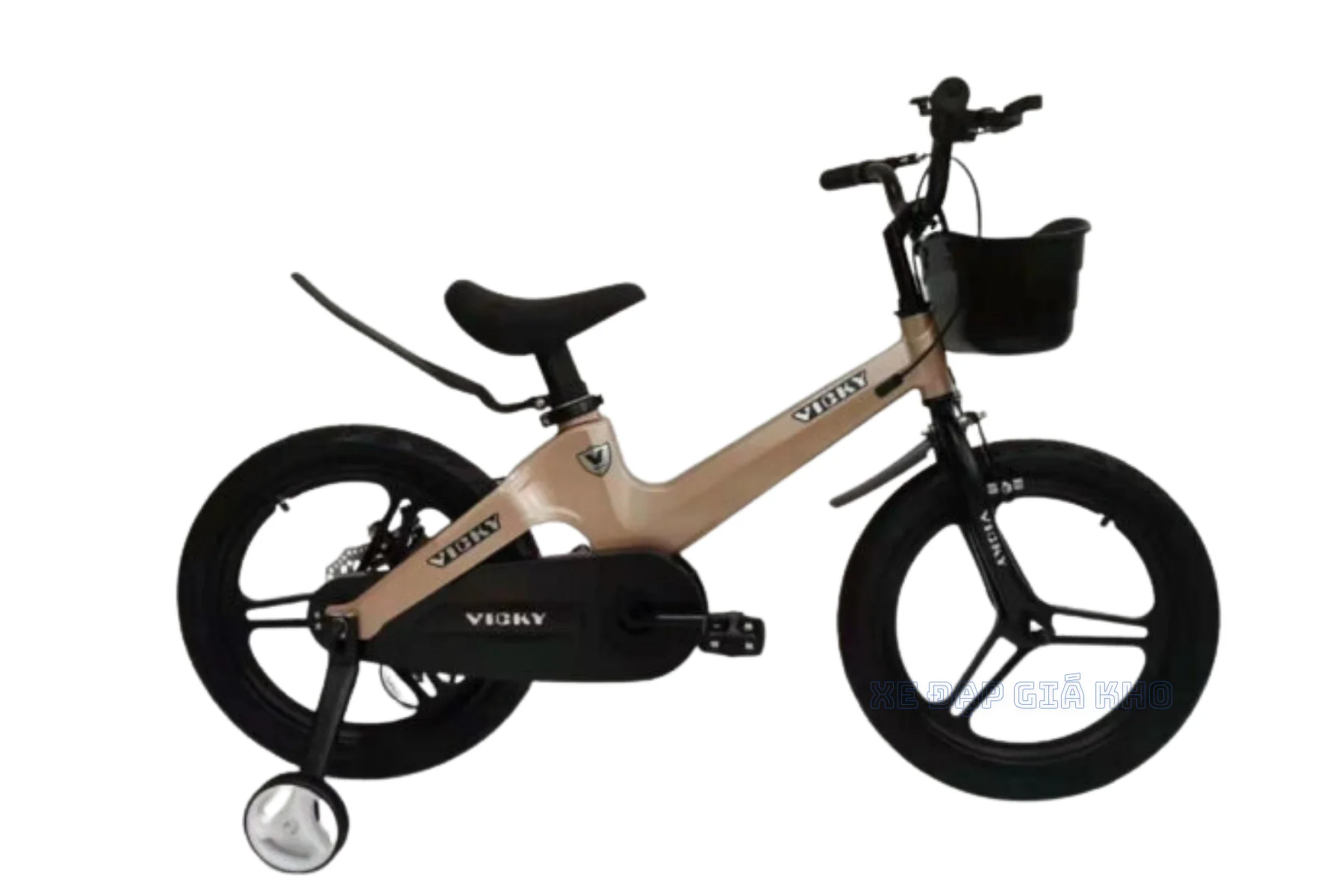 Xe Đạp Trẻ Em Vicky Khung Nhôm Cao Cấp 16 Inch