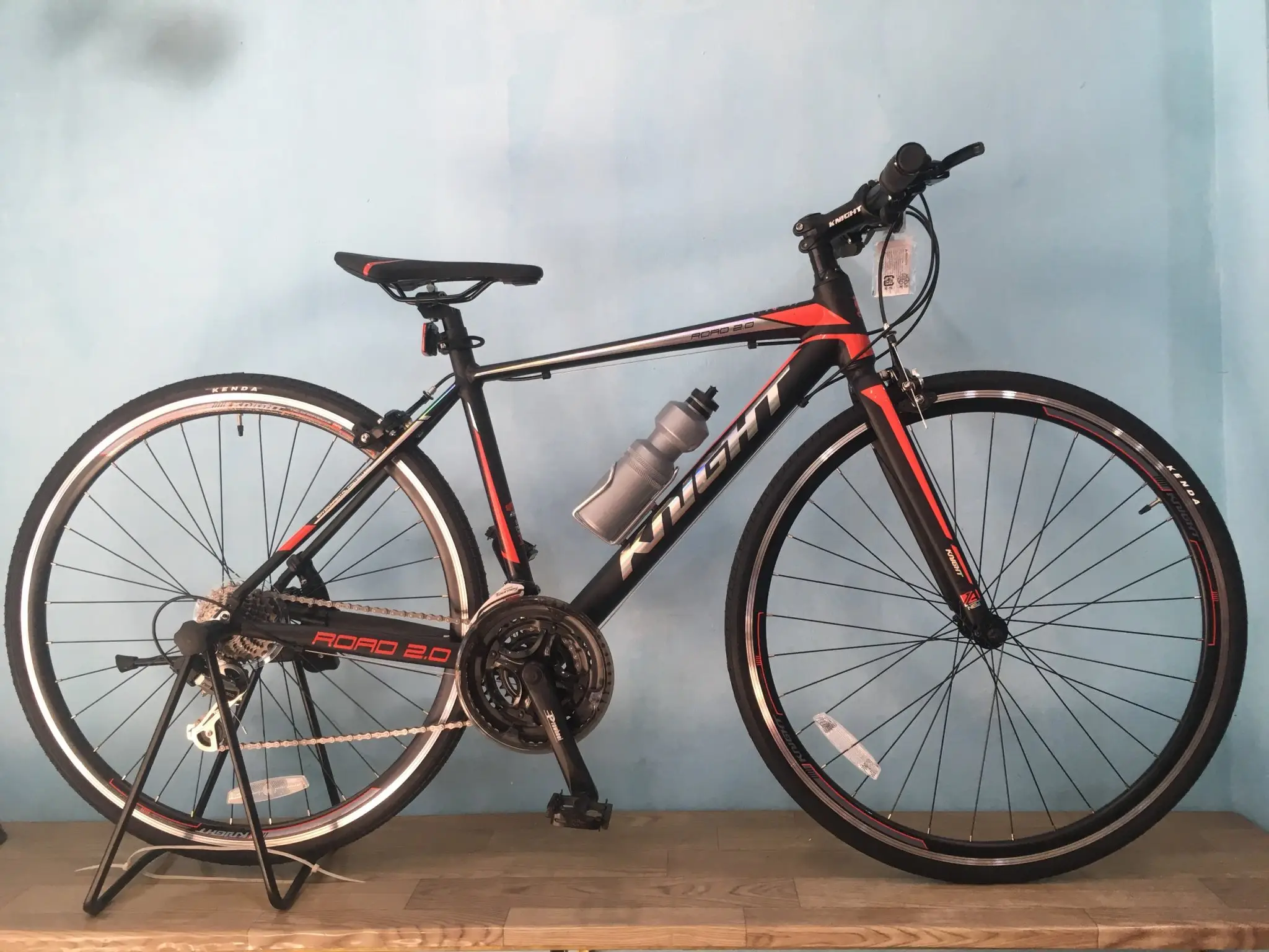 Xe Đạp Thể Thao KNIGHT ROAD 2.0 - Đen Xanh