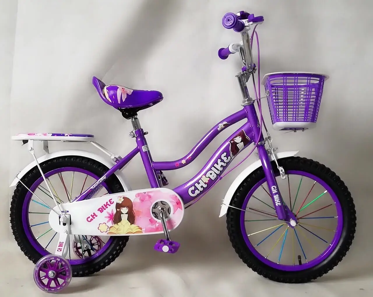 Xe Đạp Trẻ Em 16 Inch GH BIKE - Sườn 2 Ống - Màu Đỏ