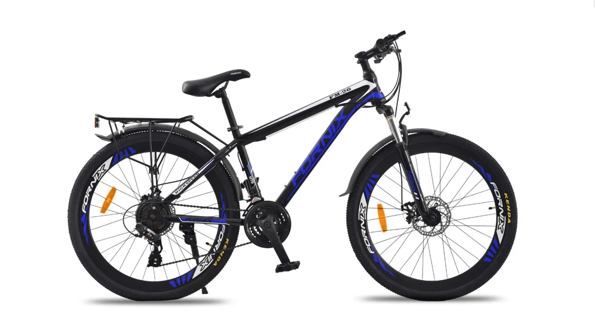 XE ĐẠP THỂ THAO FORNIX FM26 - MÀU ĐEN XANH DƯƠNG