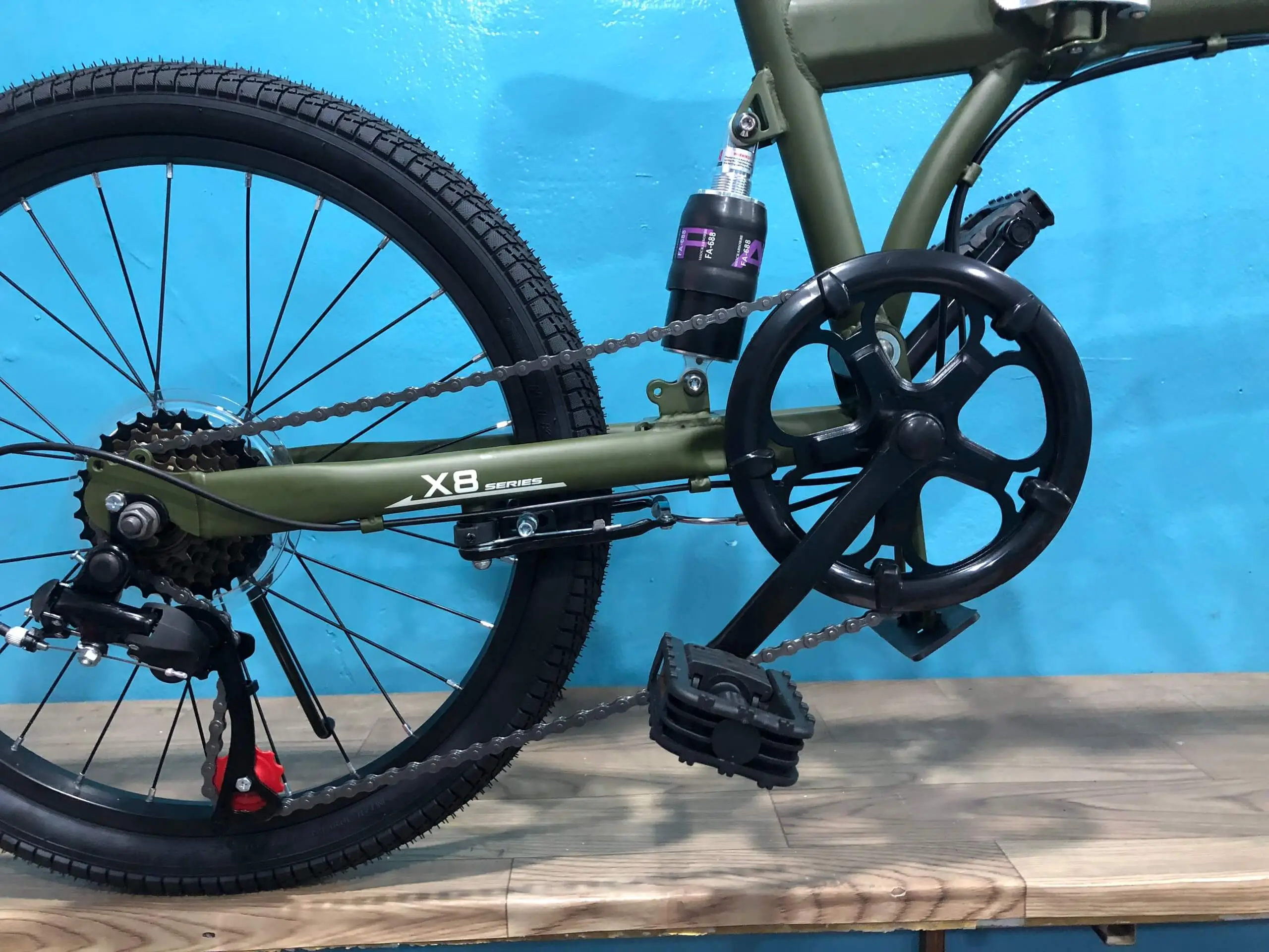 XE ĐẠP GẤP 20 INCH LANDROVER  - Màu Ghi