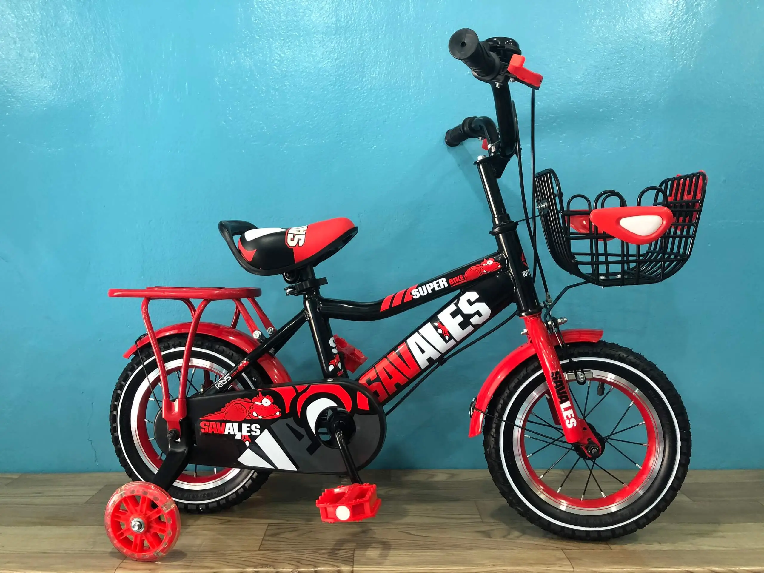 Xe Đạp Trẻ Em 12 inch SAVALES B109 - Màu Đỏ