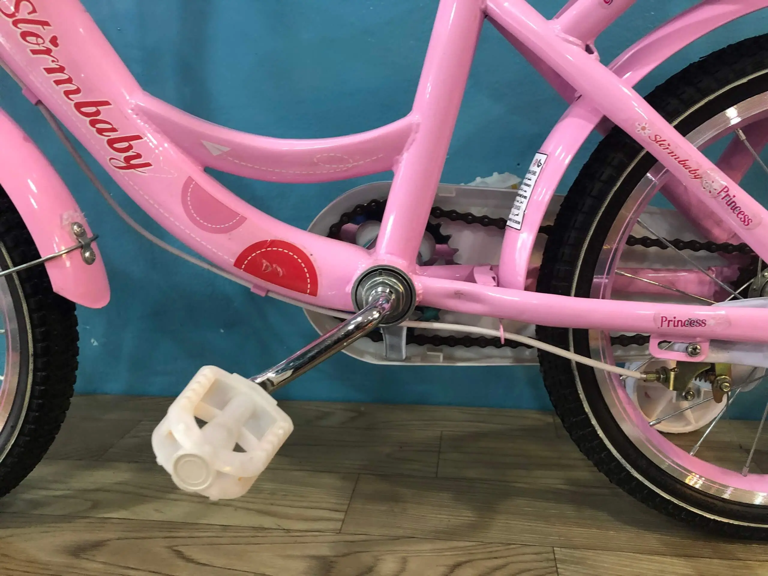 Xe Đạp Trẻ Em Stormbaby 2 Ống - 16 Inch - Hồng Nhạt