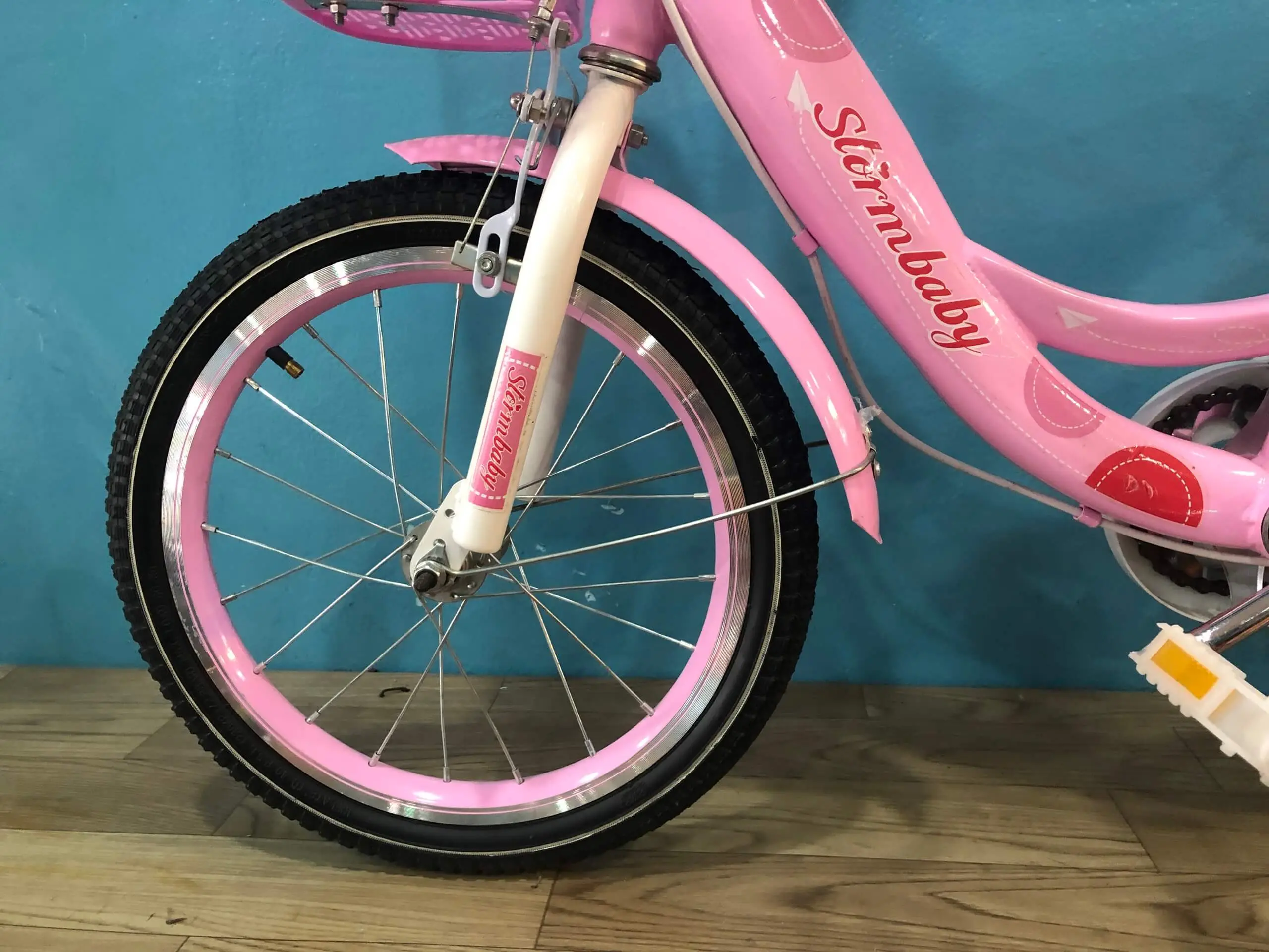 Xe Đạp Trẻ Em Stormbaby 2 Ống - 16 Inch - Hồng Nhạt