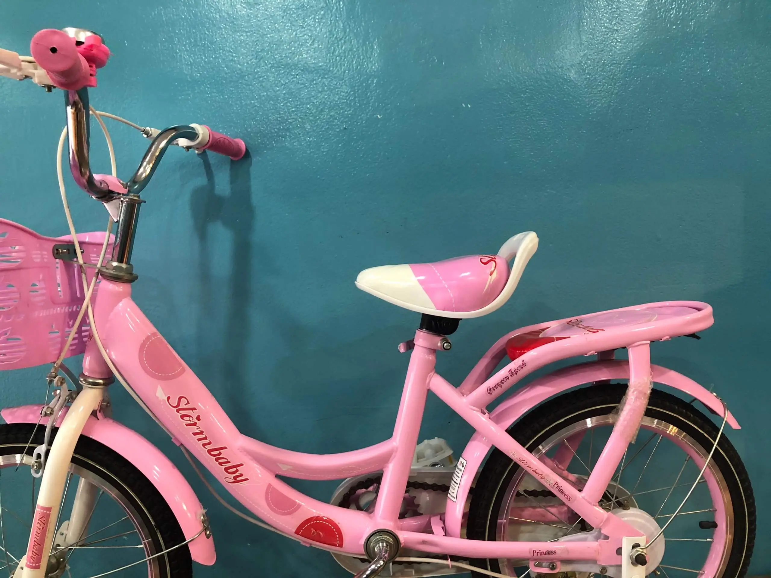 Xe Đạp Trẻ Em Stormbaby 2 Ống - 16 Inch - Hồng Nhạt