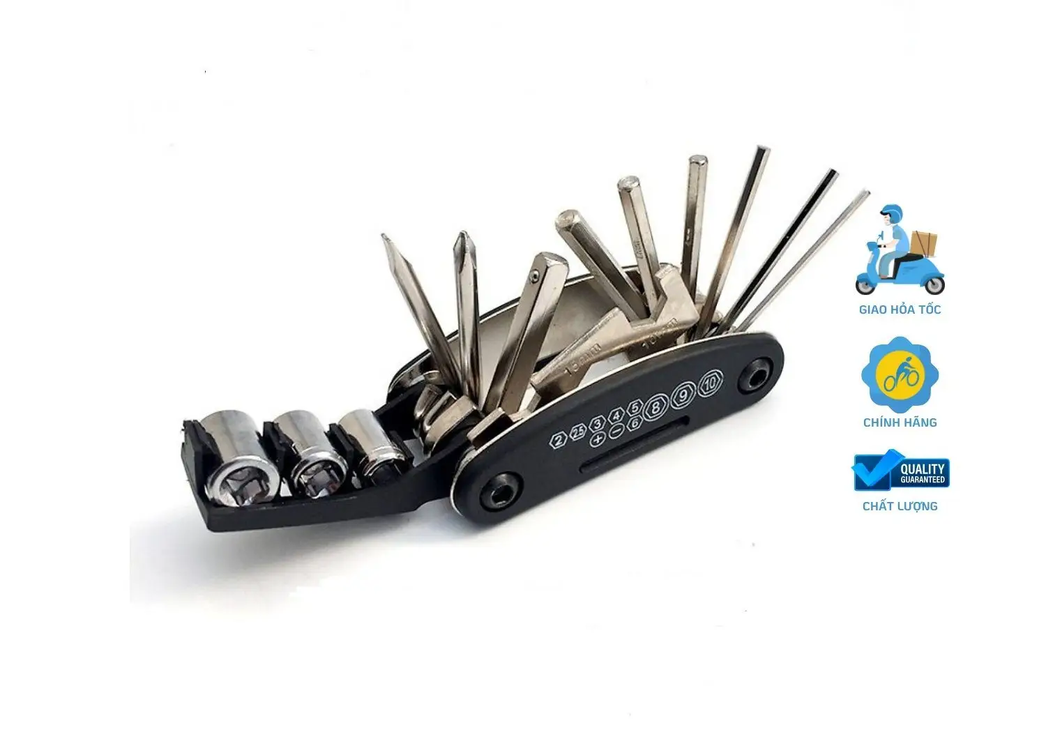 Với công cụ đa năng này, bạn có thể dễ dàng duy trì xe đạp trong tình trạng tốt nhất