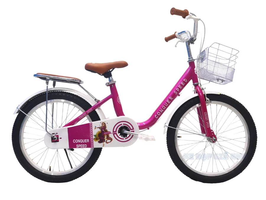 Xe Đạp Trẻ Em Bé Gái 20 Inch Conquer Speed G-01