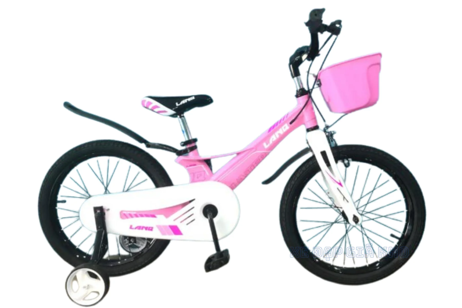 Xe Đạp Trẻ Em 18 Inch LANQ Hunter Bánh Căm Cao Cấp