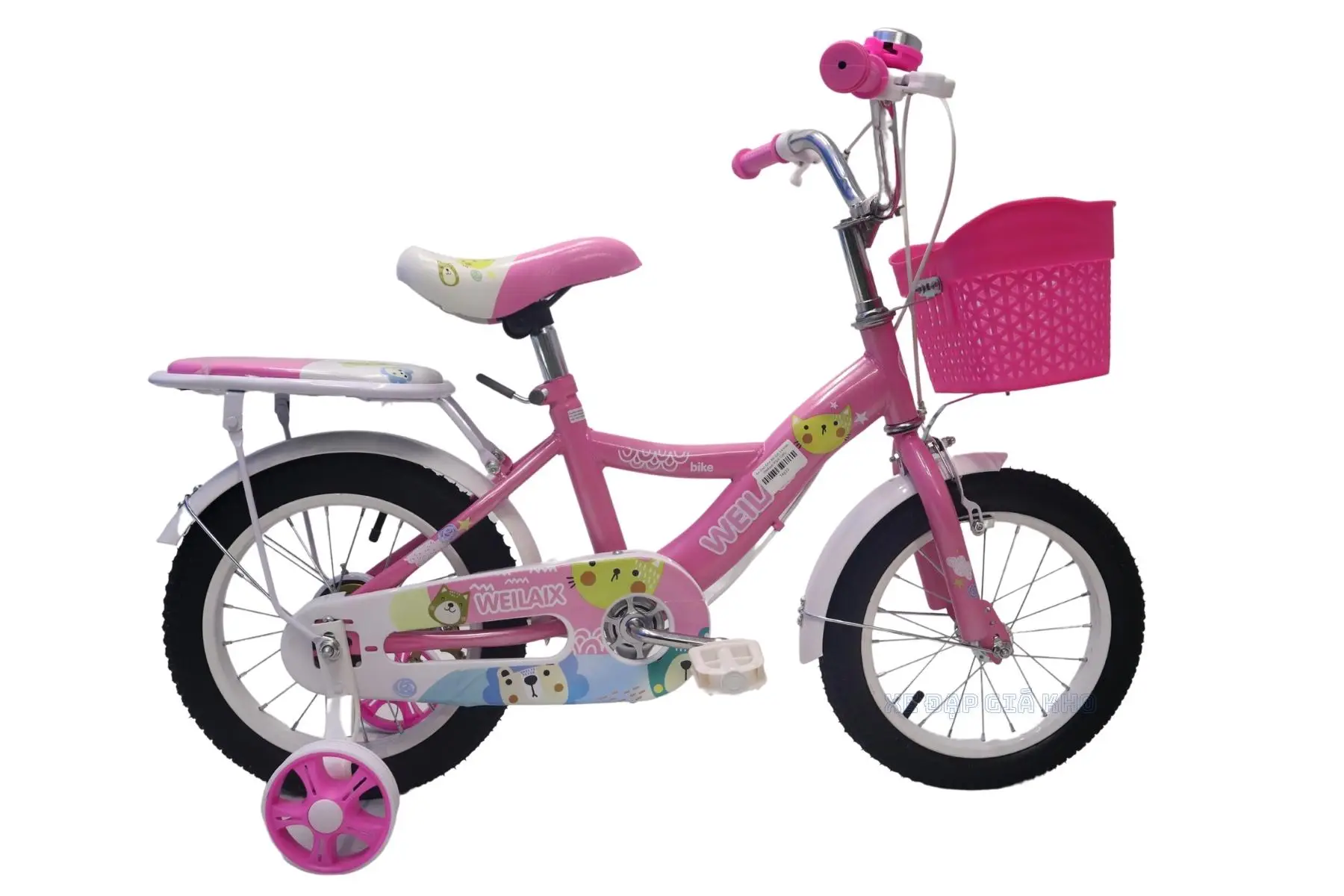 Xe Đạp Cho Bé Gái 14 Inch Weilaixi Carly