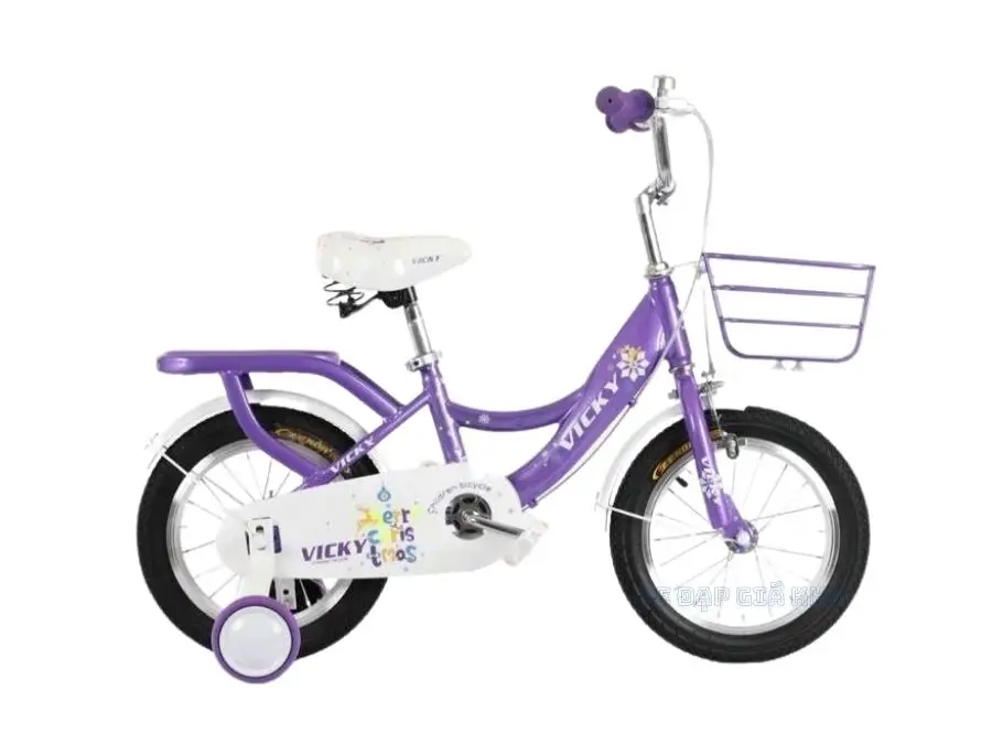 Xe Đạp Trẻ Em Bé Gái 18 Inch Vicky VG18