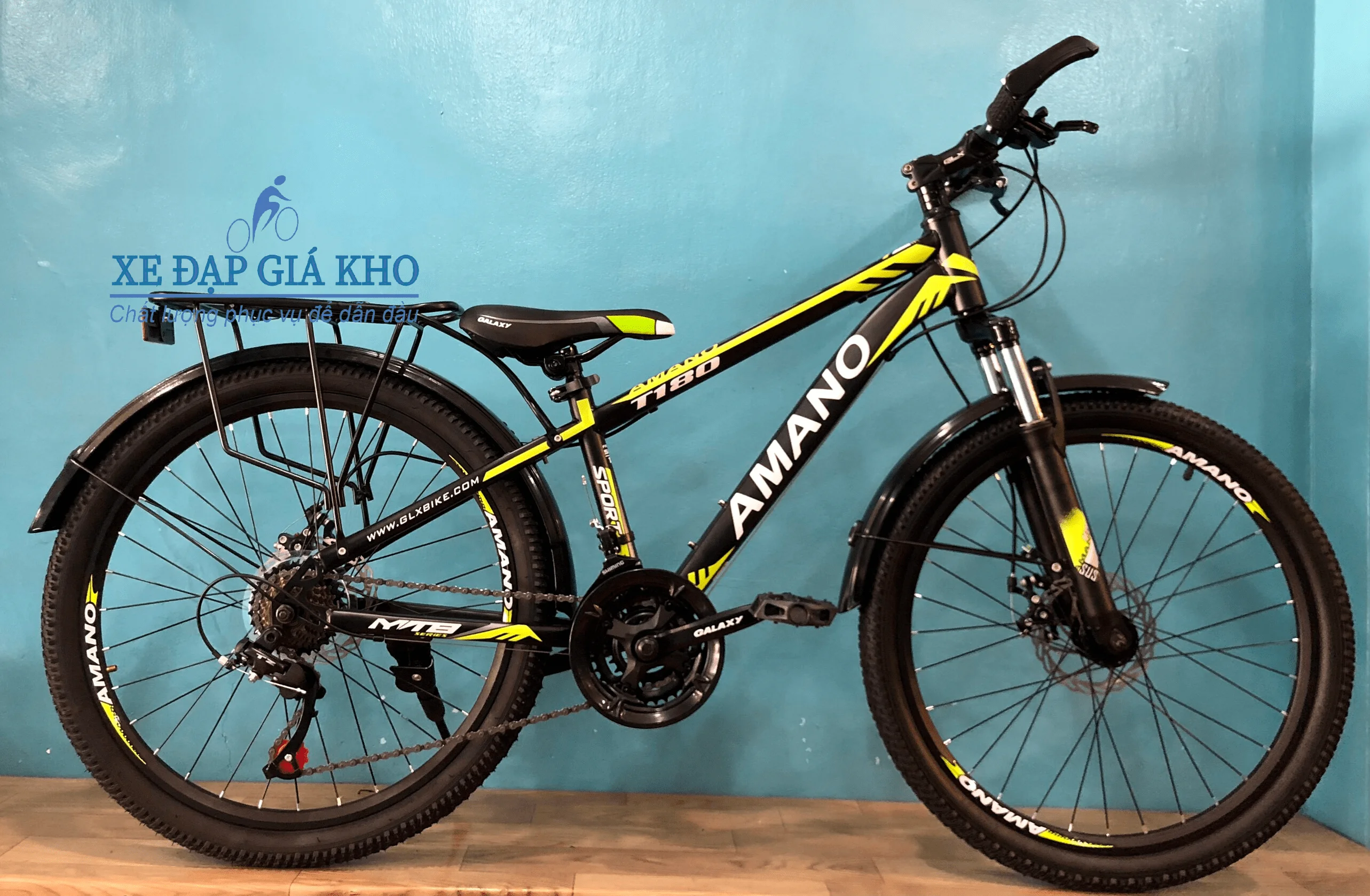 Xe Đạp Thể Thao 26 Inch GALAXY AMANO T180 - Đen Lá