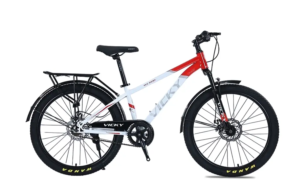 Xe Đạp Địa Hình MTB Vicky Crazy VC600 24 Inch - Khung Thép | Phanh Đĩa Giá Rẻ | Khuyến mãi Hot