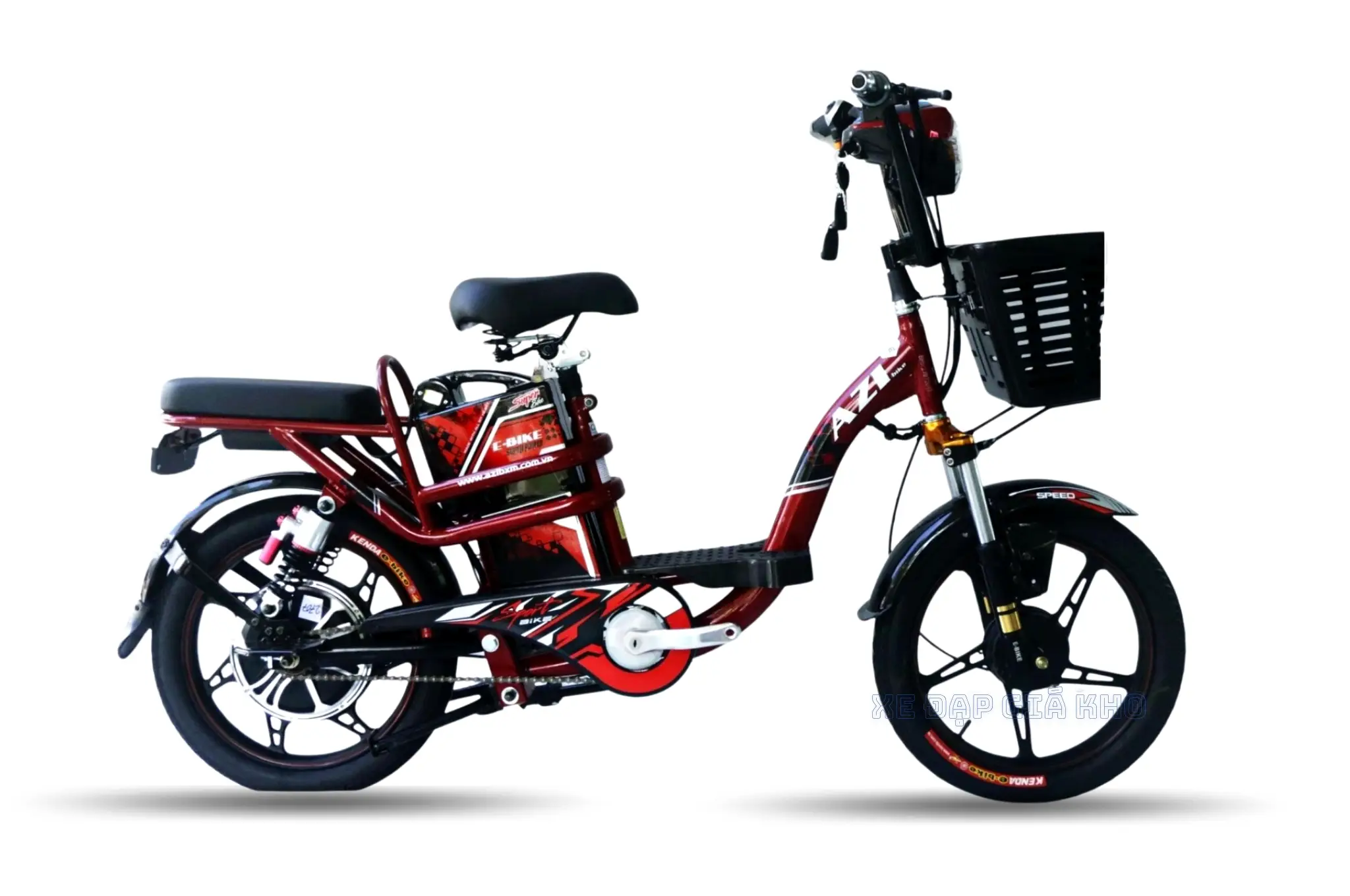 Xe Đạp Điện Azi 03 18 Inch - 2 Phuộc Nhún Dầu