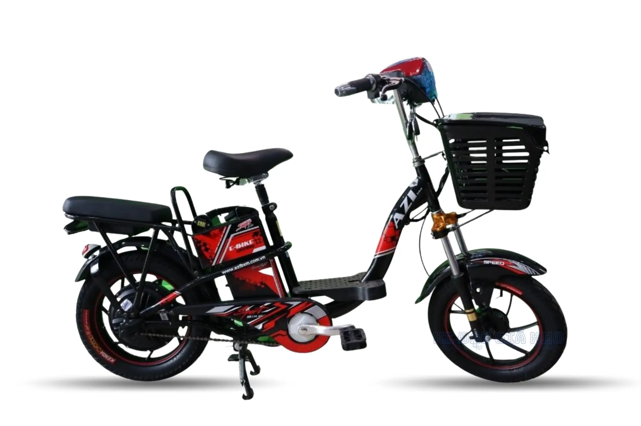 Xe Đạp Điện Azi 777V 16 Inch - Phuộc Nhún Dầu