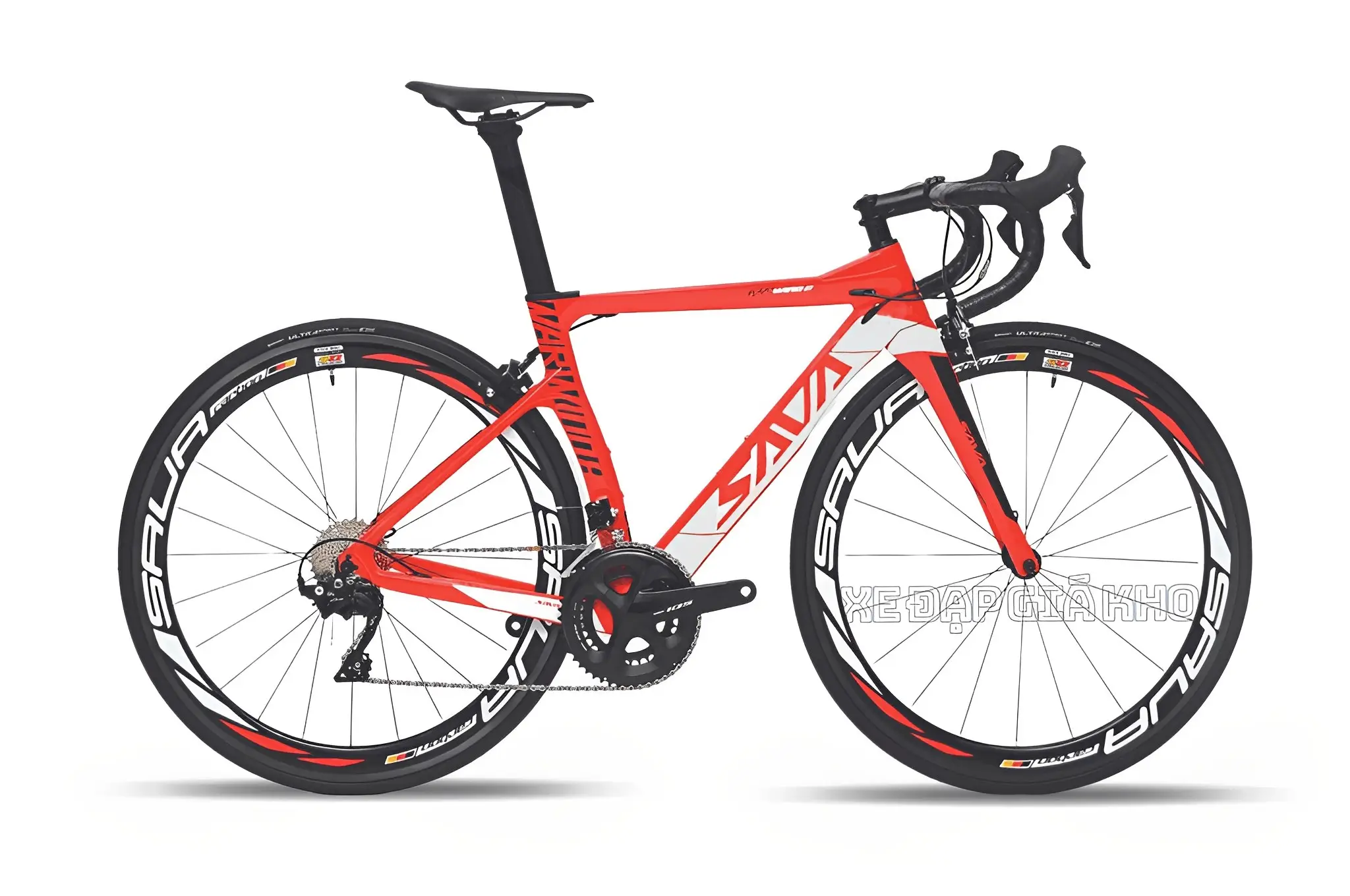Xe Đạp Đua Sava WarWind8 - Khung Carbon | Tay đề Lắc | Shimano 105 - 2022