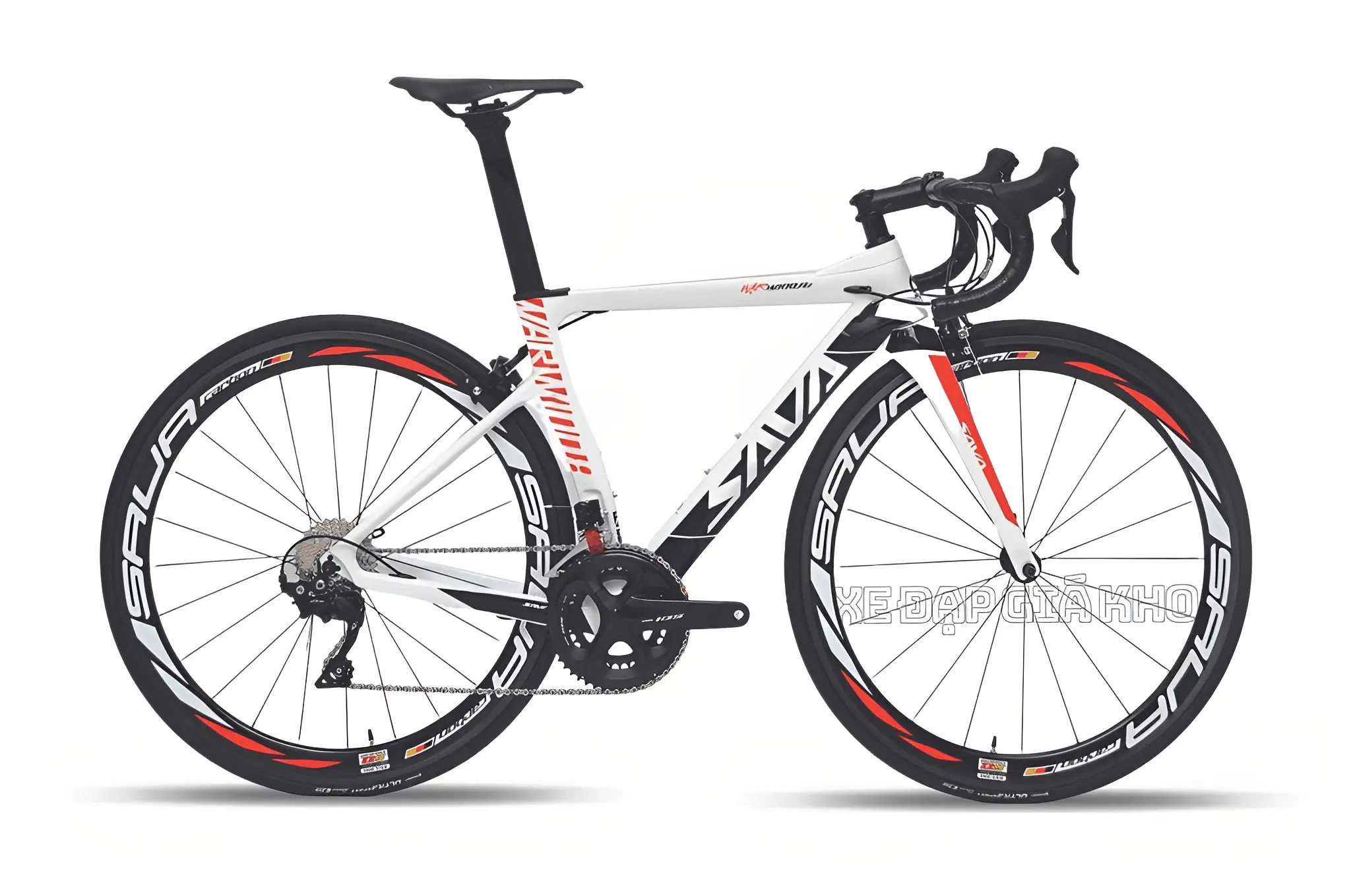 Xe Đạp Đua Sava WarWind8 - Khung Carbon | Tay đề Lắc | Shimano 105 - 2022
