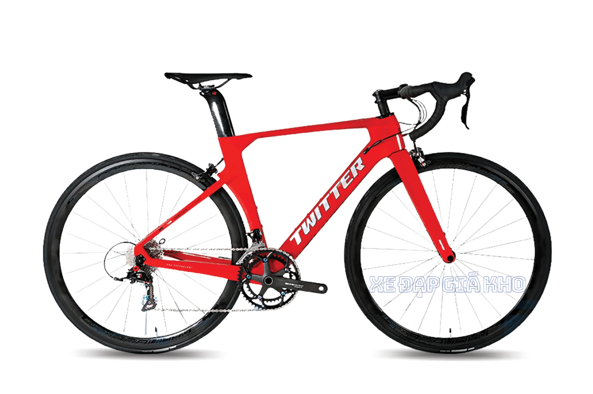 Xe Đạp Đua Twitter R10 Shimano Cổ Cong 2022 - xedapgiakho 4 Xe Đạp Đua Twitter R10 Shimano Cổ Cong 2022 - xedapgiakho