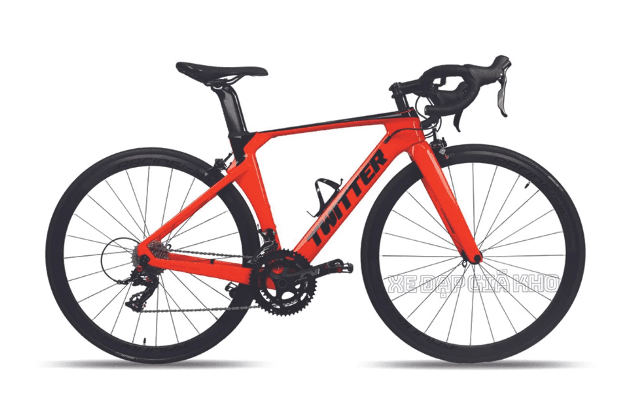 Xe Đạp Đua Twitter R5 - Khung Carbon | Tay Đề Lắc | Retrospec | Phanh Tektro