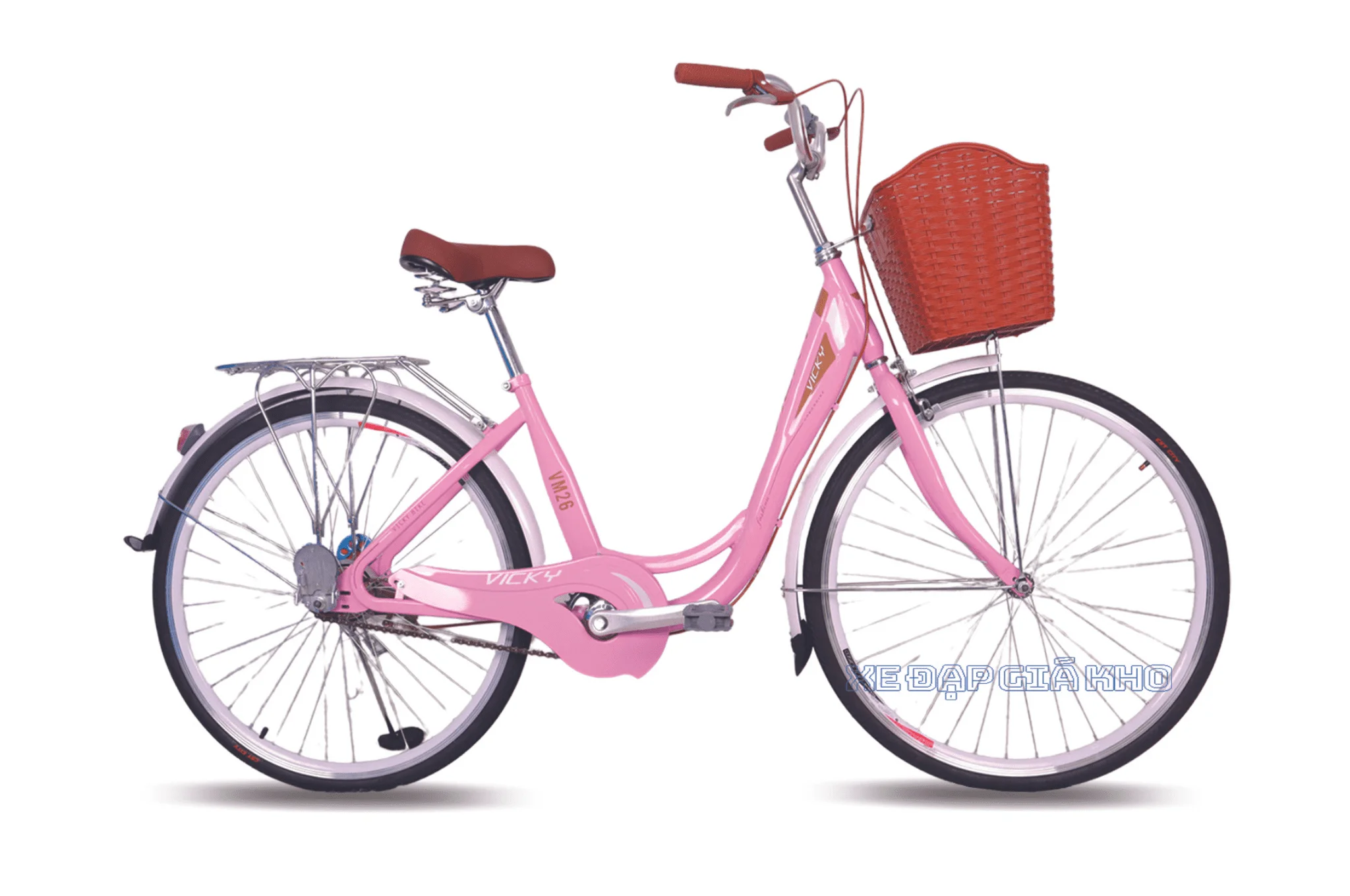 Xe Đạp Nữ Vicky VM26 Bánh 26 inch