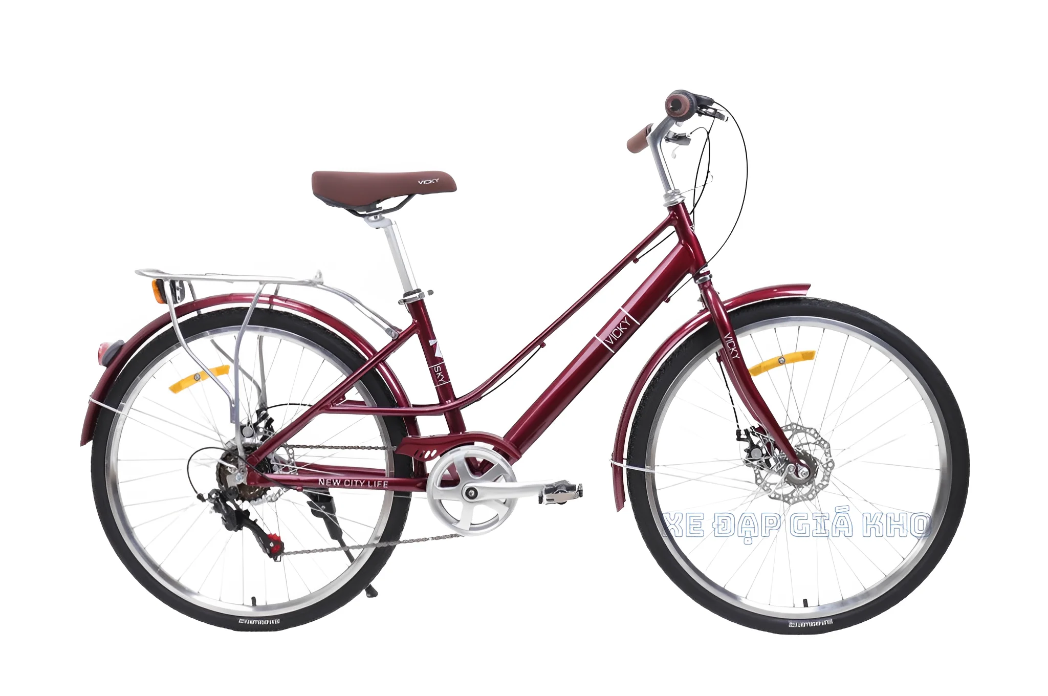 Xe Đạp Nữ Vicky Sky Shimano 26 Inch