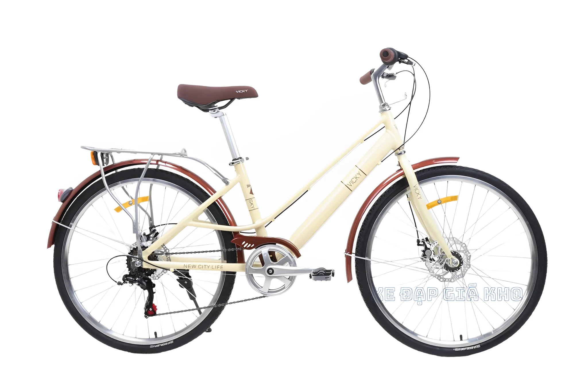Xe Đạp Nữ Vicky Sky Shimano 26 Inch