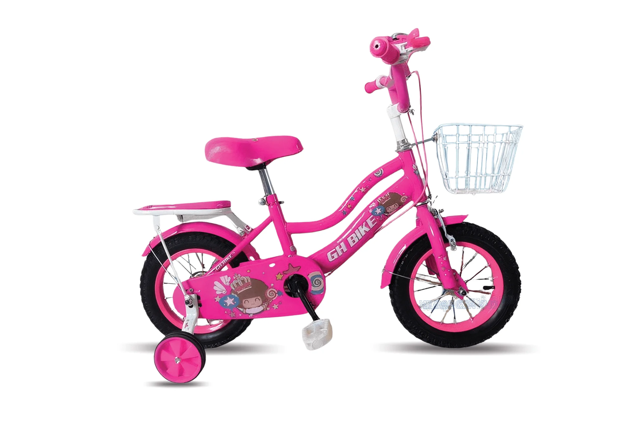 Xe Đạp Trẻ Em 12 Inch GH Bike 2 Ống [GIÁ RẺ]