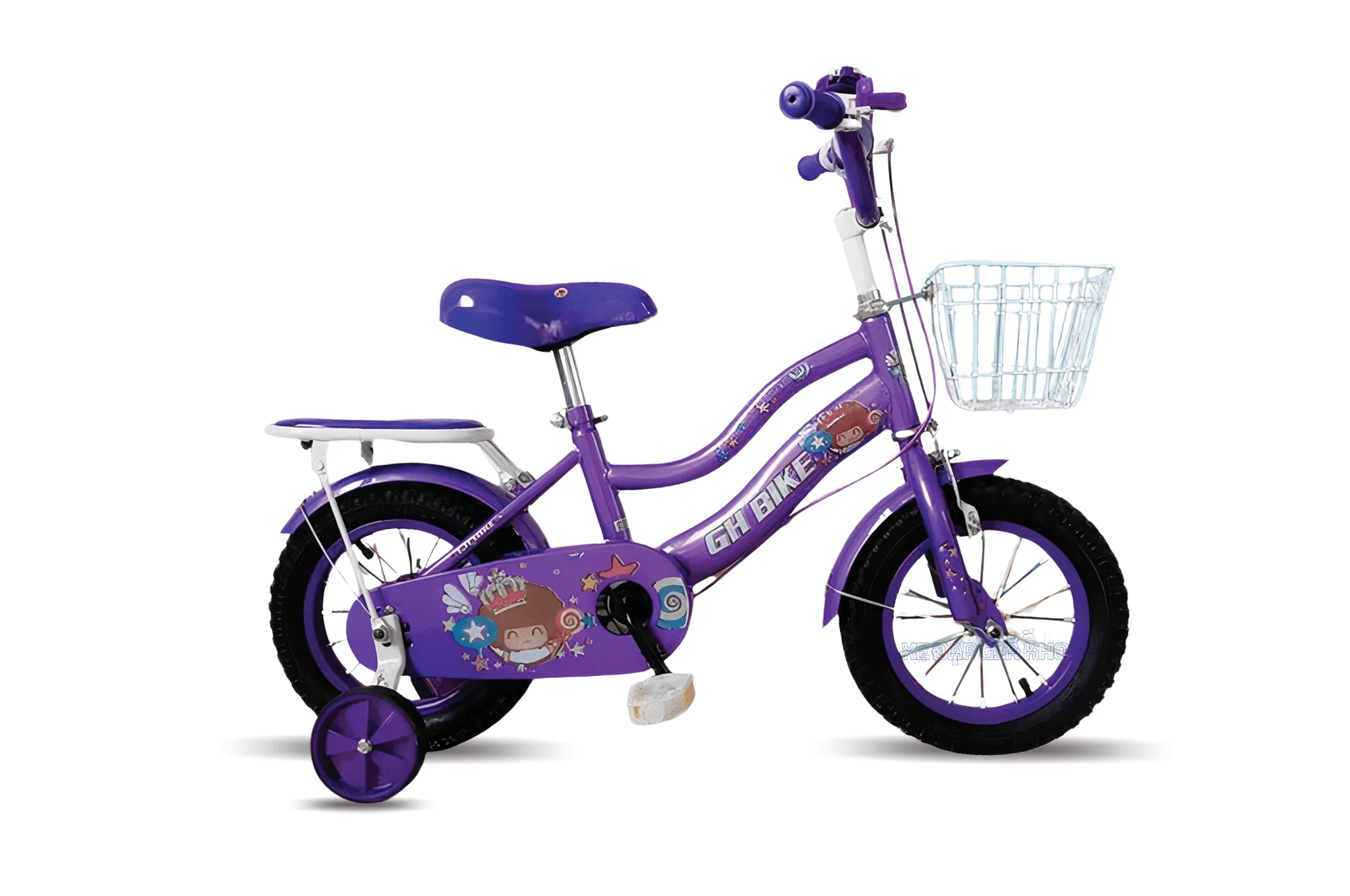 Bộ bánh phụ hỗ trợ bé giữ thăng bằng khi mới tập đi xe