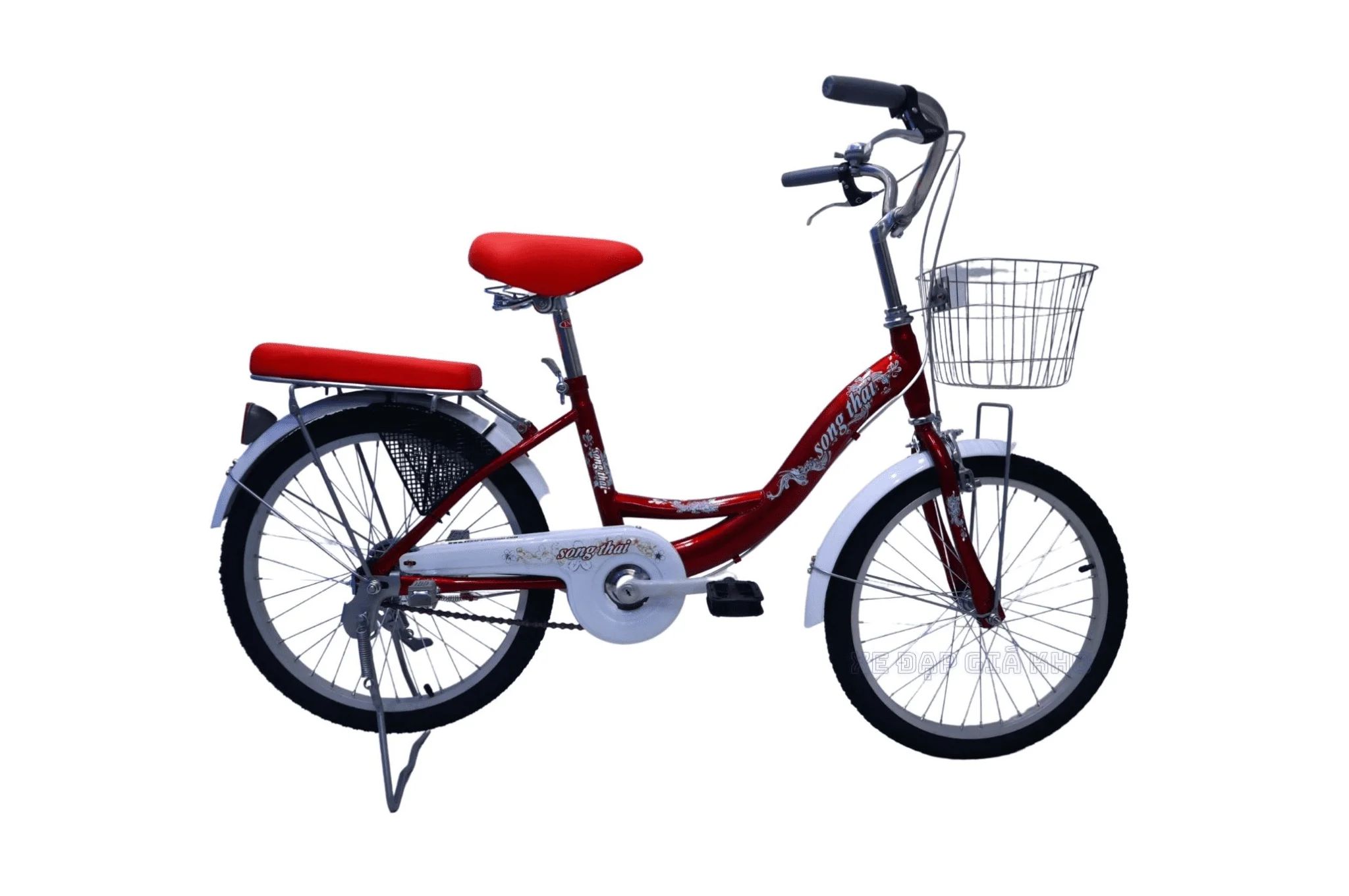 Xe Đạp Trẻ Em Bé Gái 20 Inch Sơn Màu Song Thai