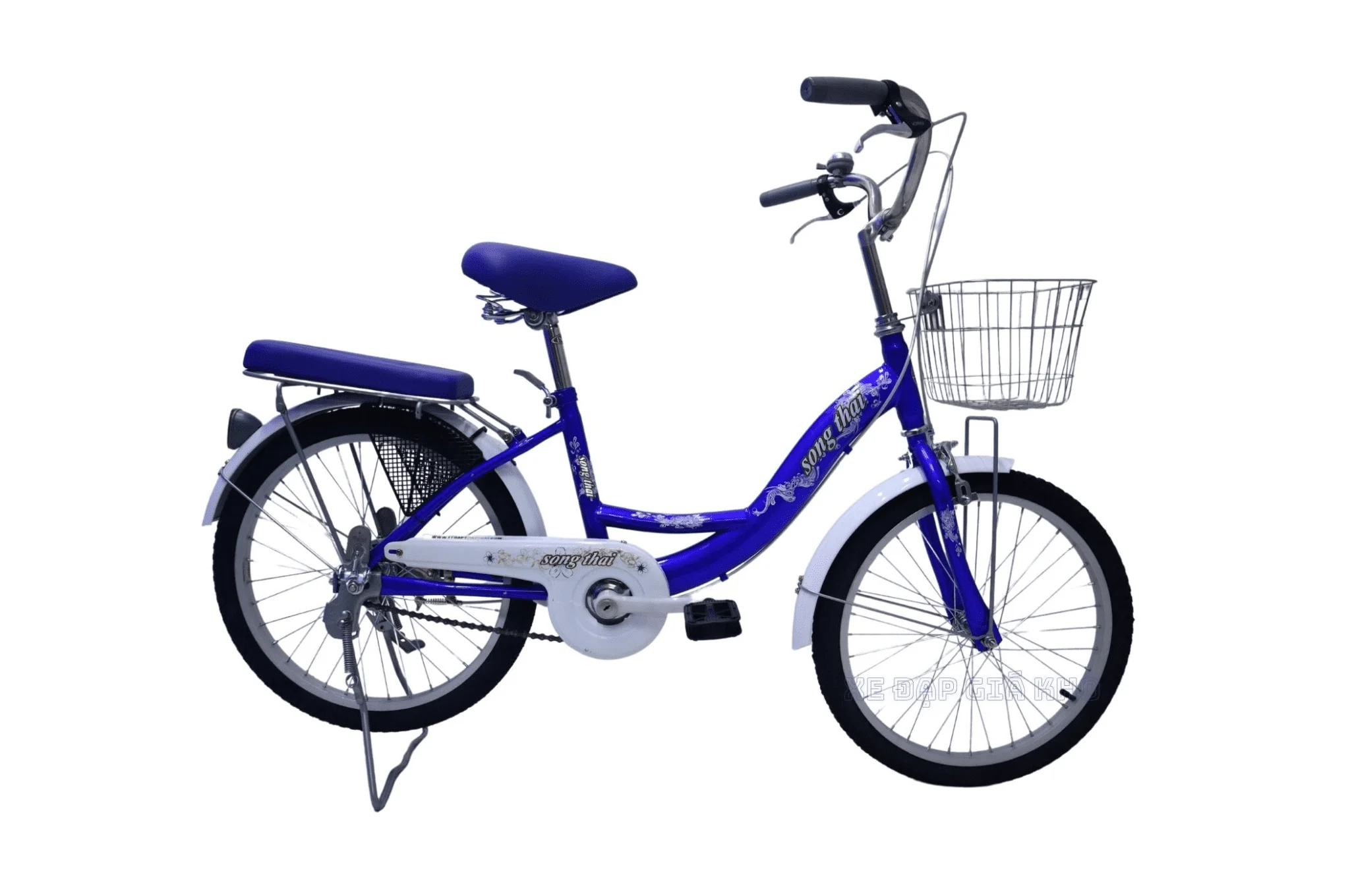 Xe Đạp Trẻ Em Bé Gái 20 Inch Sơn Màu Song Thai