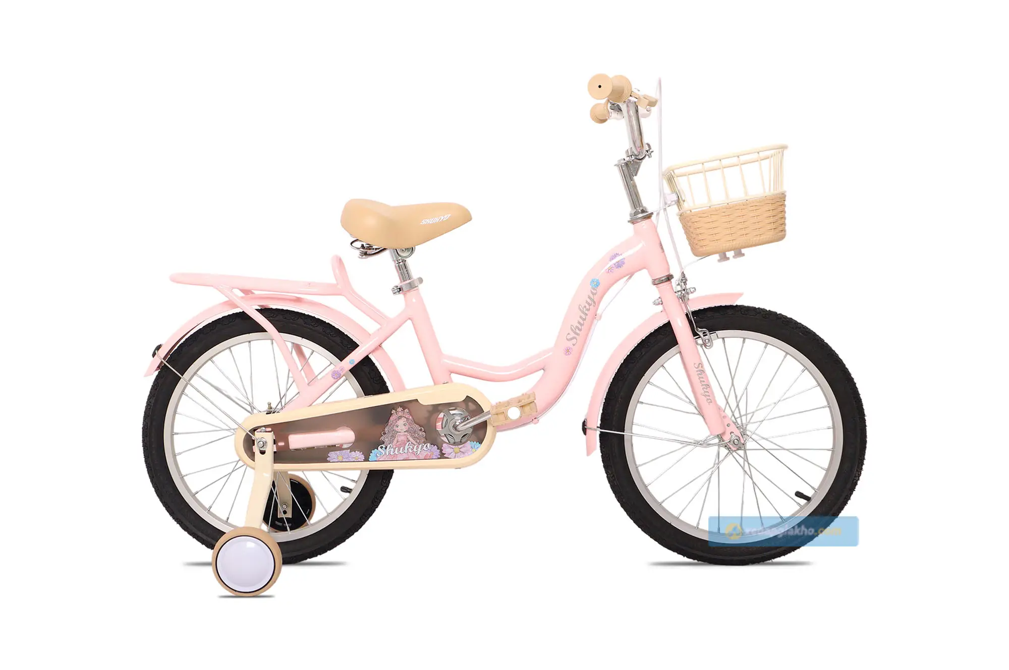 Xe Đạp Trẻ Em Bé Gái Shukyo S3 18 Inch
